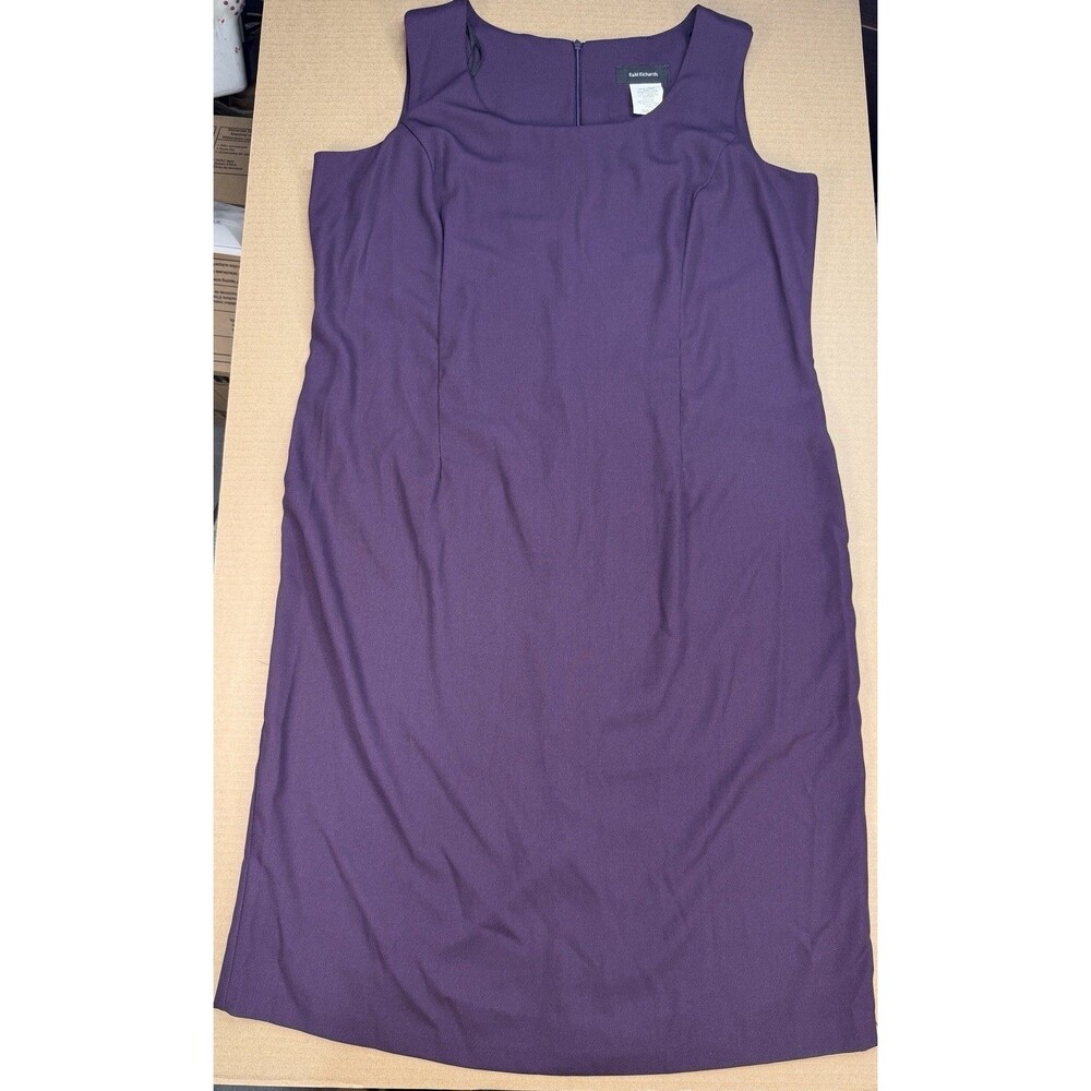 R & M Richards Women's Purple Dress Size 16